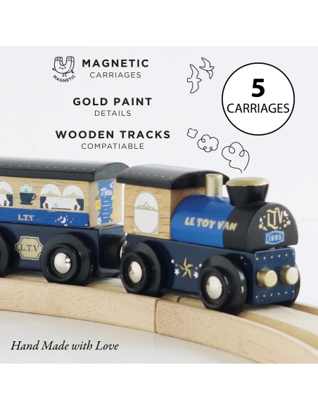 Le Toy Van set drvenih vozića – Twilight Train