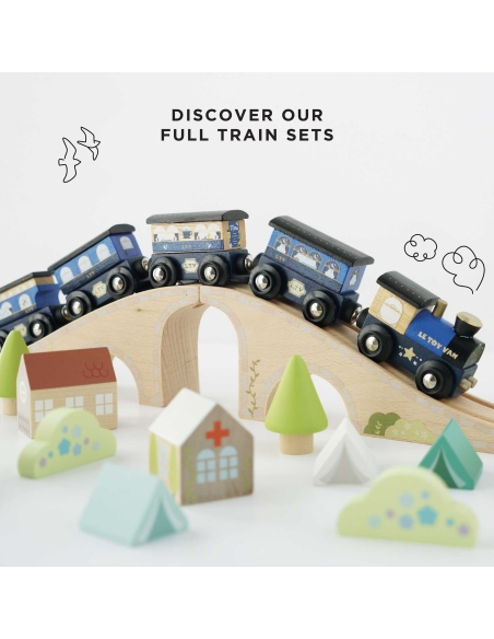 Le Toy Van set drvenih vozića – Twilight Train