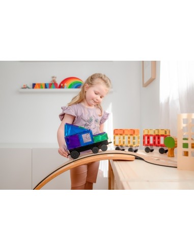 Connetix Tiles – Rainbow Transport set (50 kom)