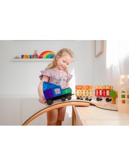 Connetix Tiles – Rainbow Transport set (50 kom)