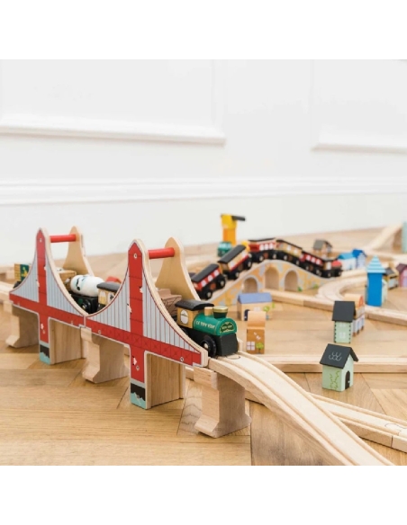 Le Toy Van set drvenih vozića – Great Green Train