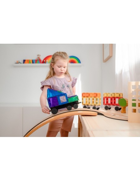 Connetix Tiles – Rainbow Transport set (50 kom)