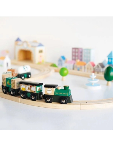 Le Toy Van set drvenih vozića – Great Green Train