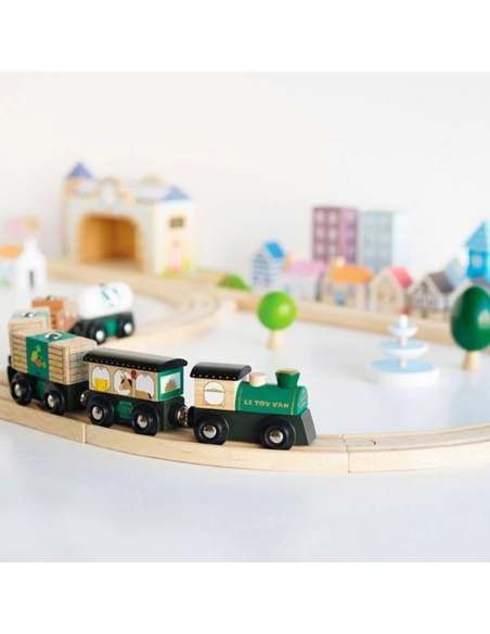Le Toy Van set drvenih vozića – Great Green Train