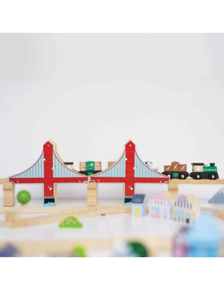 Le Toy Van set drvenih vozića – Great Green Train