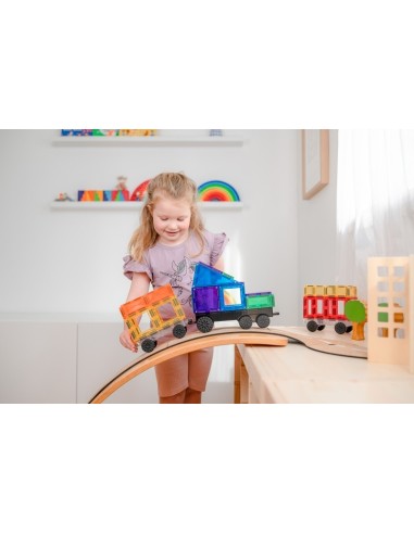 Connetix Tiles – Rainbow Transport set (50 kom)