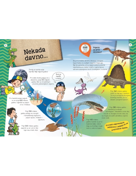 Moj atlas dinosaura + poster