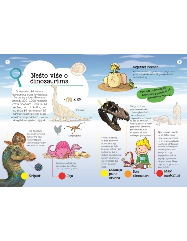 Moj atlas dinosaura + poster