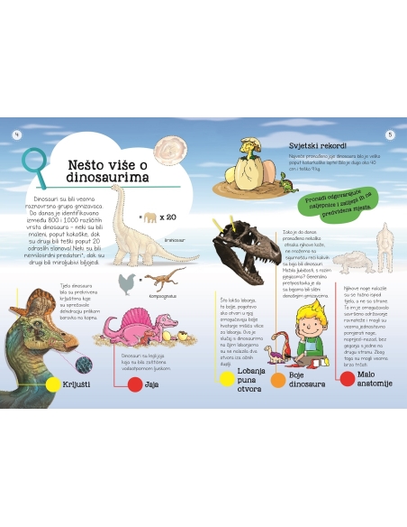 Moj atlas dinosaura + poster