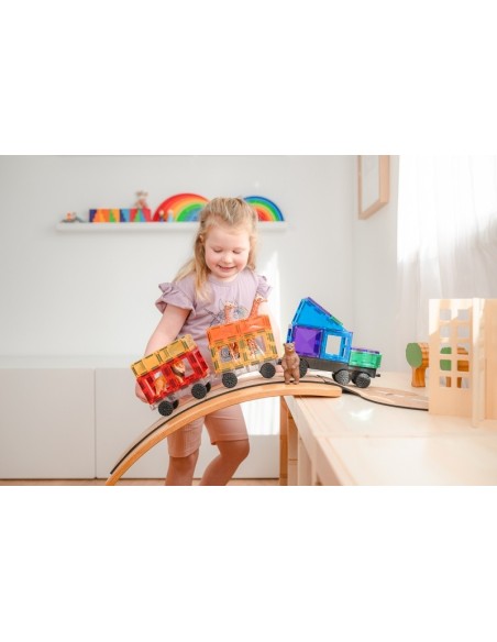 Connetix Tiles – Rainbow Transport set (50 kom)