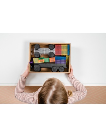 Connetix Tiles – Rainbow Transport set (50 kom)