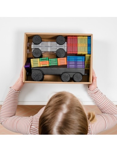 Connetix Tiles – Rainbow Transport set (50 kom)