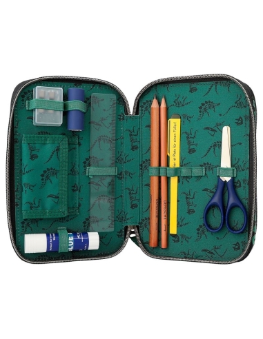 Dino World pernica na tri kata napunjena zelena 3D