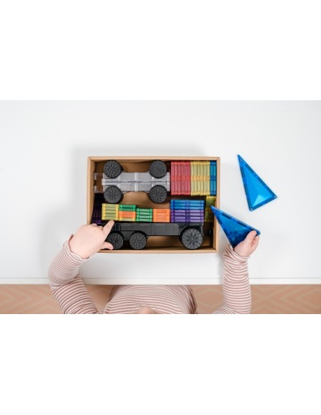 Connetix Tiles – Rainbow Transport set (50 kom)