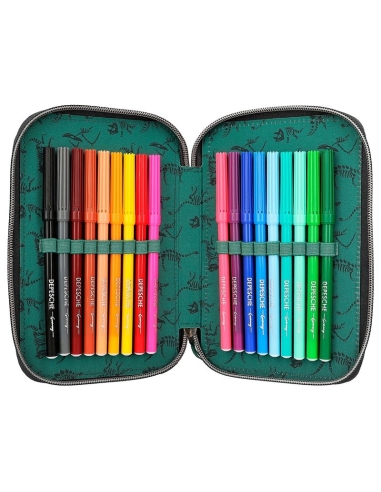 Dino World pernica na tri kata napunjena zelena 3D