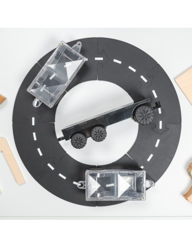 Connetix Tiles – Rainbow Transport set (50 kom)