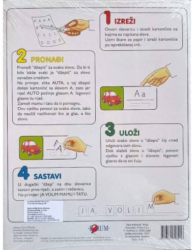 Mala Škola: Slovarica slagalica slova