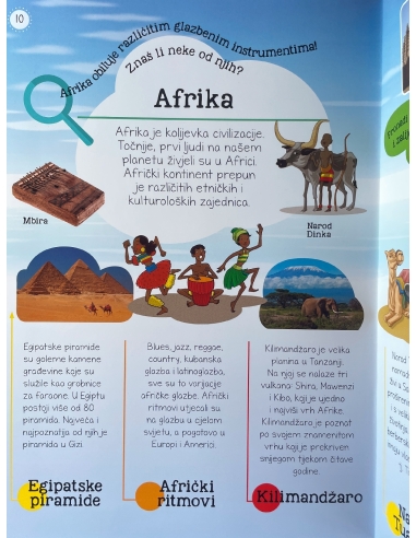 Moj atlas svijeta + poster