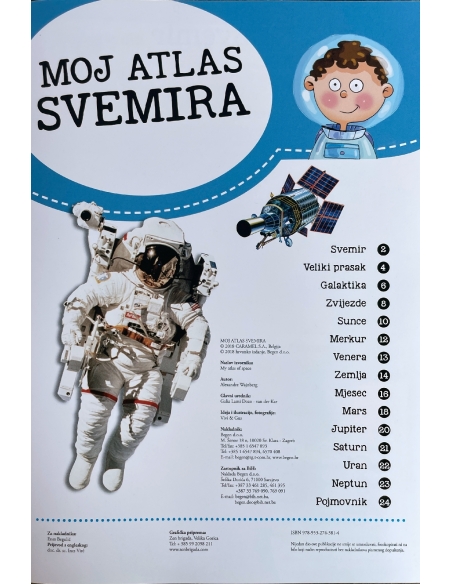 Moj atlas svemira + poster