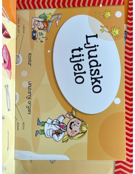 Moj atlas ljudskog tijela + poster