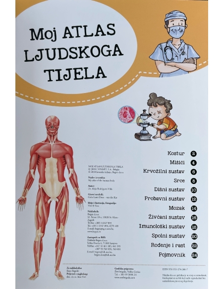Moj atlas ljudskog tijela + poster