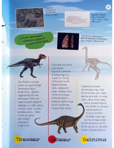 Moj atlas dinosaura + poster