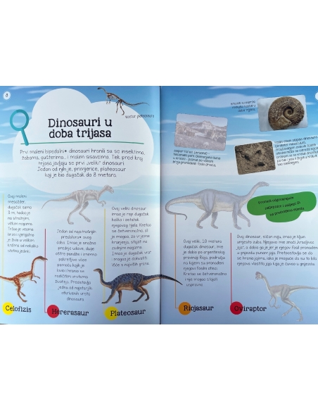 Moj atlas dinosaura + poster