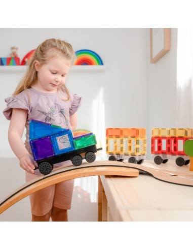 Connetix Tiles – Rainbow Transport set (50 kom)