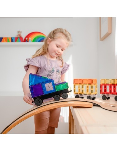 Connetix Tiles – Rainbow Transport set (50 kom)