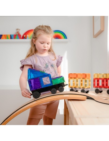 Connetix Tiles – Rainbow Transport set (50 kom)