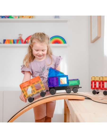 Connetix Tiles – Rainbow Transport set (50 kom)