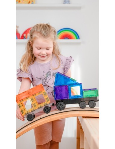 Connetix Tiles – Rainbow Transport set (50 kom)