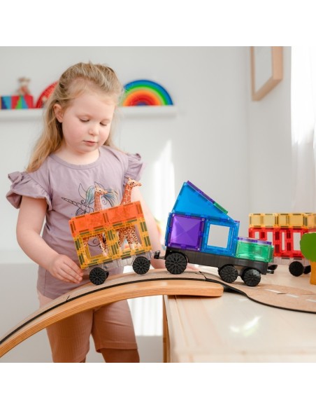 Connetix Tiles – Rainbow Transport set (50 kom)