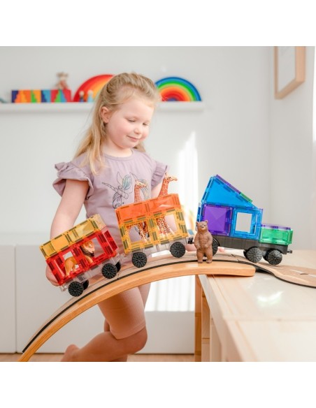 Connetix Tiles – Rainbow Transport set (50 kom)