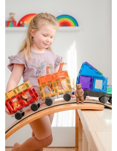 Connetix Tiles – Rainbow Transport set (50 kom)