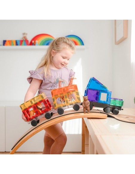 Connetix Tiles – Rainbow Transport set (50 kom)