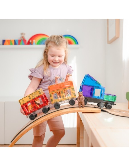 Connetix Tiles – Rainbow Transport set (50 kom)