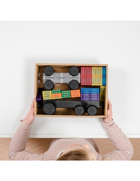 Connetix Tiles – Rainbow Transport set (50 kom)