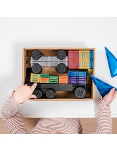 Connetix Tiles – Rainbow Transport set (50 kom)