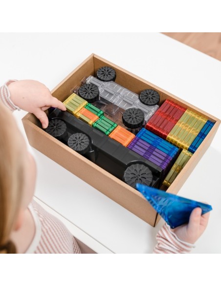 Connetix Tiles – Rainbow Transport set (50 kom)