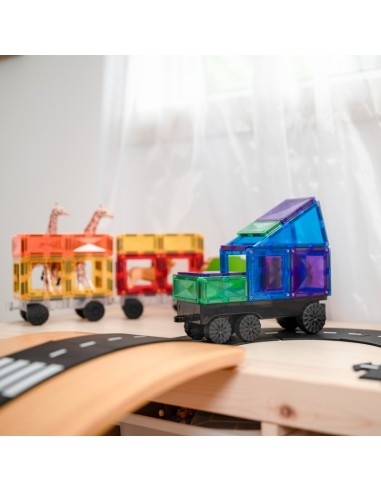 Connetix Tiles – Rainbow Transport set (50 kom)