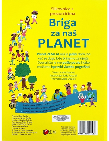 Briga za naš planet - slikovnica sa prozorčićima