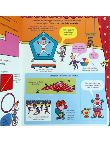 Geometrijski likovi i tijela – Slikovnica s prozorčićima