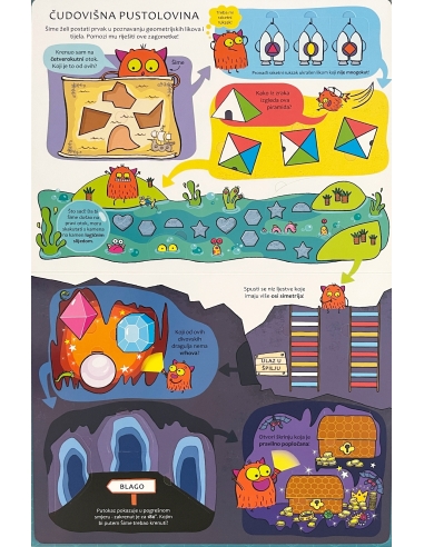 Geometrijski likovi i tijela – Slikovnica s prozorčićima