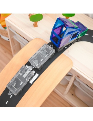 Connetix Tiles – Rainbow Transport set (50 kom)