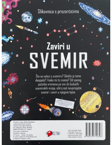 Zaviri u svemir - Slikovnica s prozorčićima