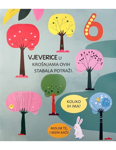Broji do deset i unatrag - slikovnica s prozorčićima