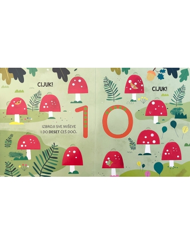 Broji do deset i unatrag - slikovnica s prozorčićima