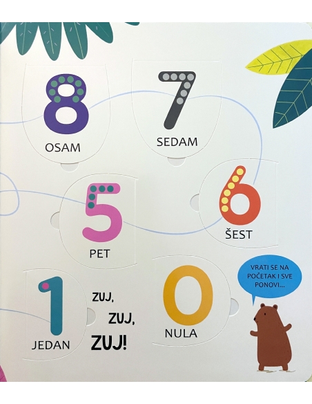 Broji do deset i unatrag - slikovnica s prozorčićima