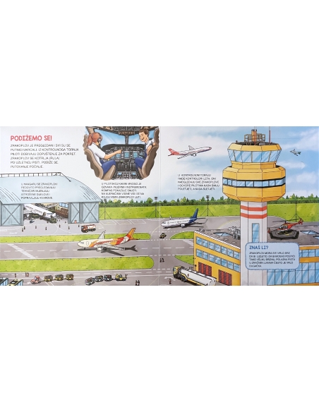 Što je što? Zračna luka – Slikovnica s prozorčićima